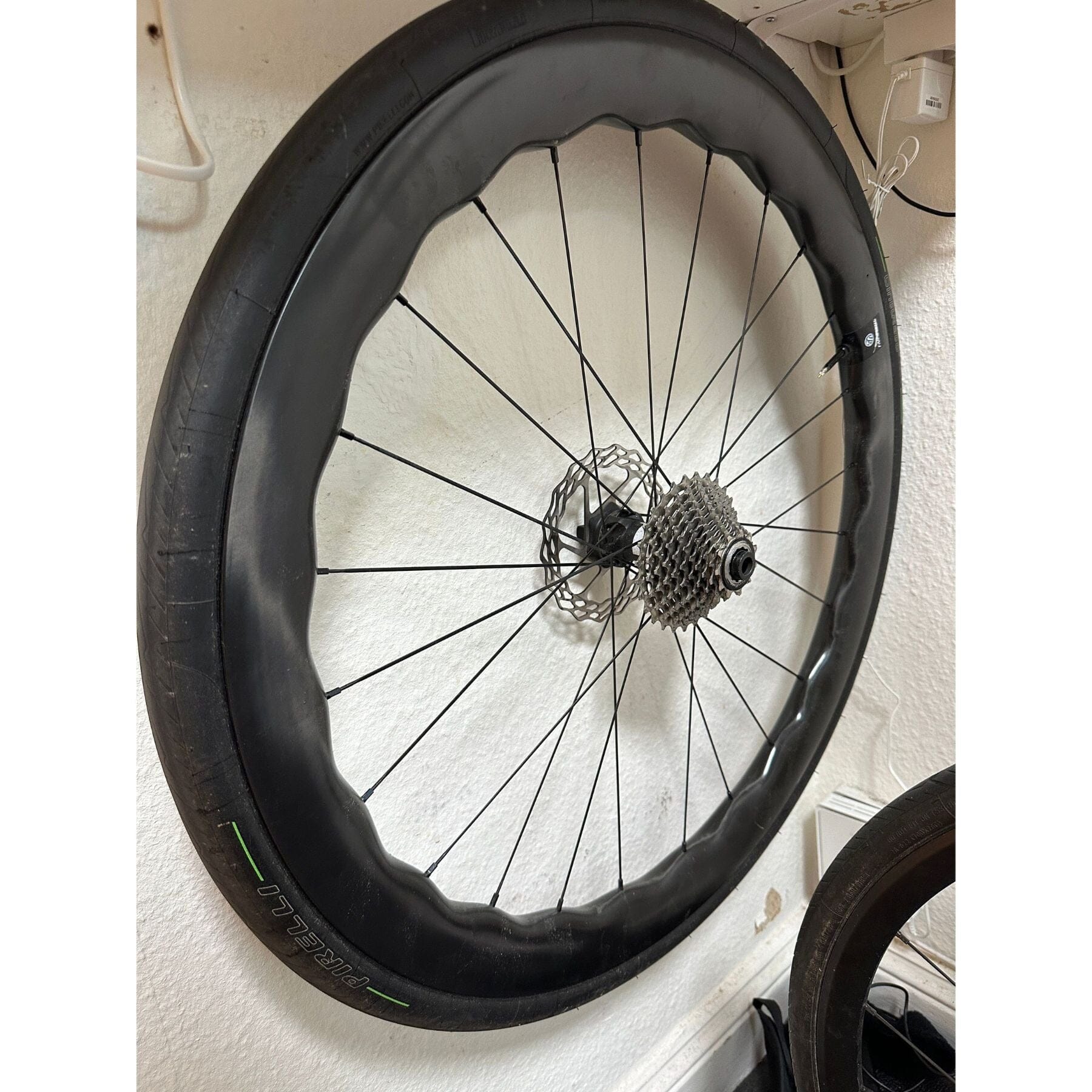 Wheel wall mount